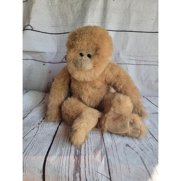 Vintage 1985 Gund Darwin Monkey 2690 Plush Orangutan Limited Collectors Classics - Picture 1 of 11